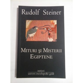  MITURI  SI  MISTERII  EGIPTENE  -  Rudolf  STEINER  